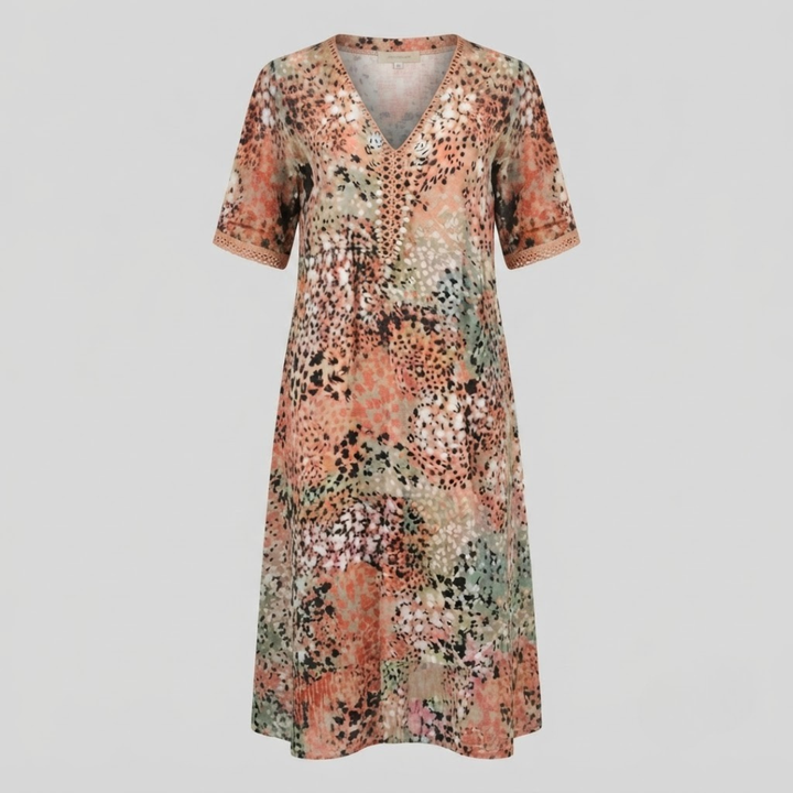Maya Vibrant Midi Dress