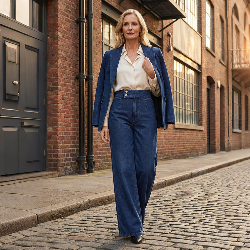 Aria High Waist Wide Leg Jeans