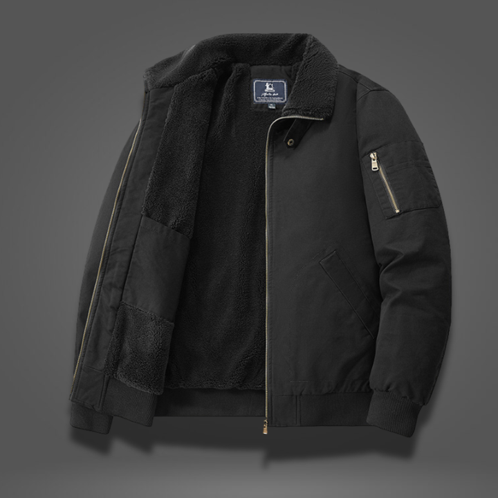 Graham Fleece Bomber Jacket