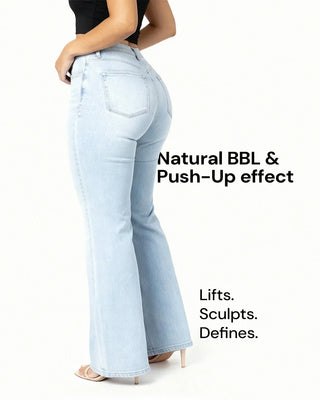 Remerie Mid Rise BBL Wide Leg Jeans