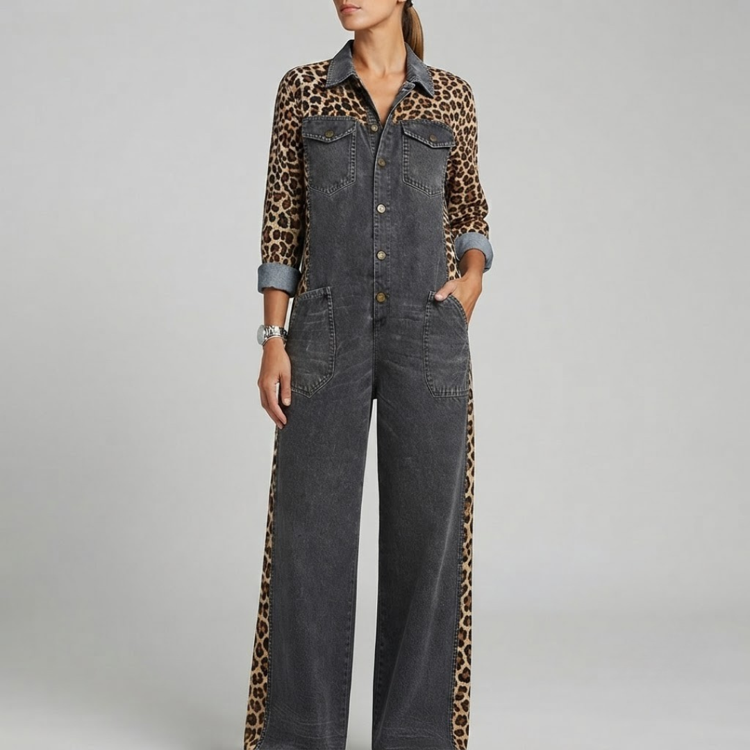 Heidi One Piece Shirt Jumpsuit