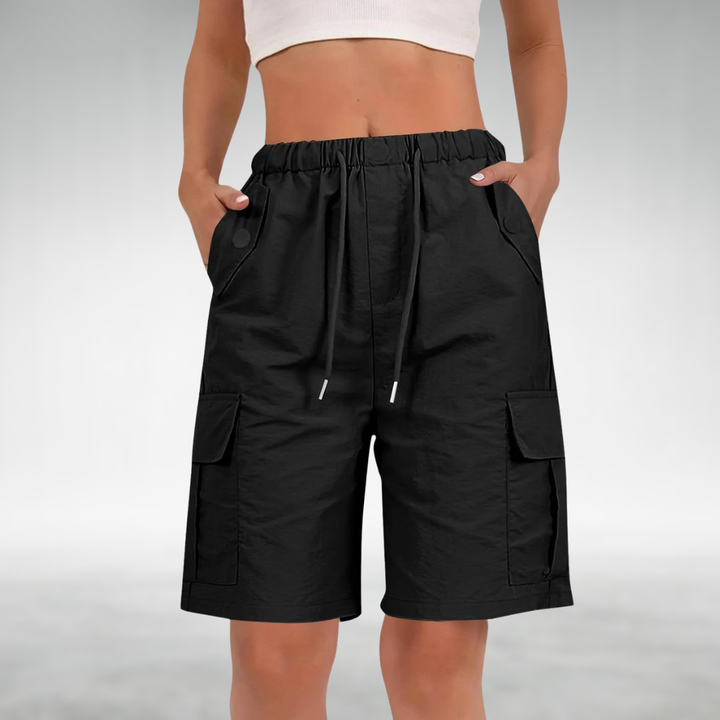 Leanna Comfort Stretch Cargo Shorts