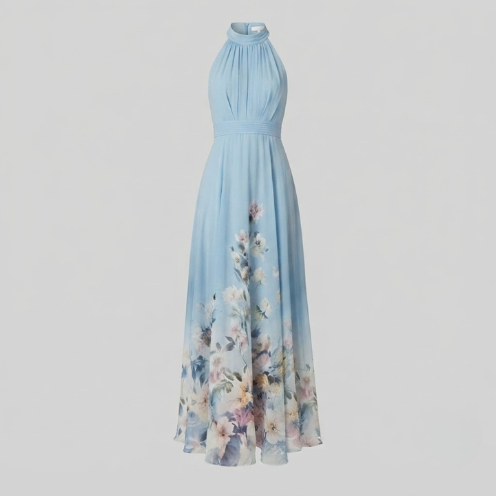 Kali Elegant Floral Maxi Dress