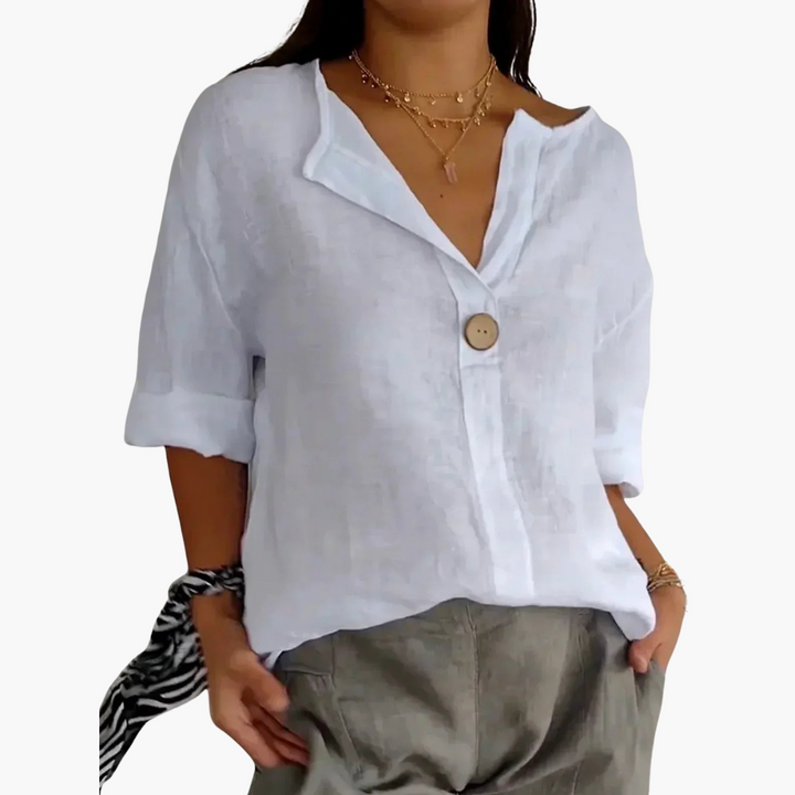 Lucy Casual V Neck Blouse