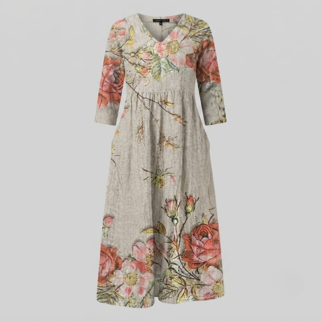 Emery Vintage Floral Maxi Dress