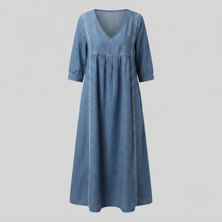 Esther Elegant Denim Dress
