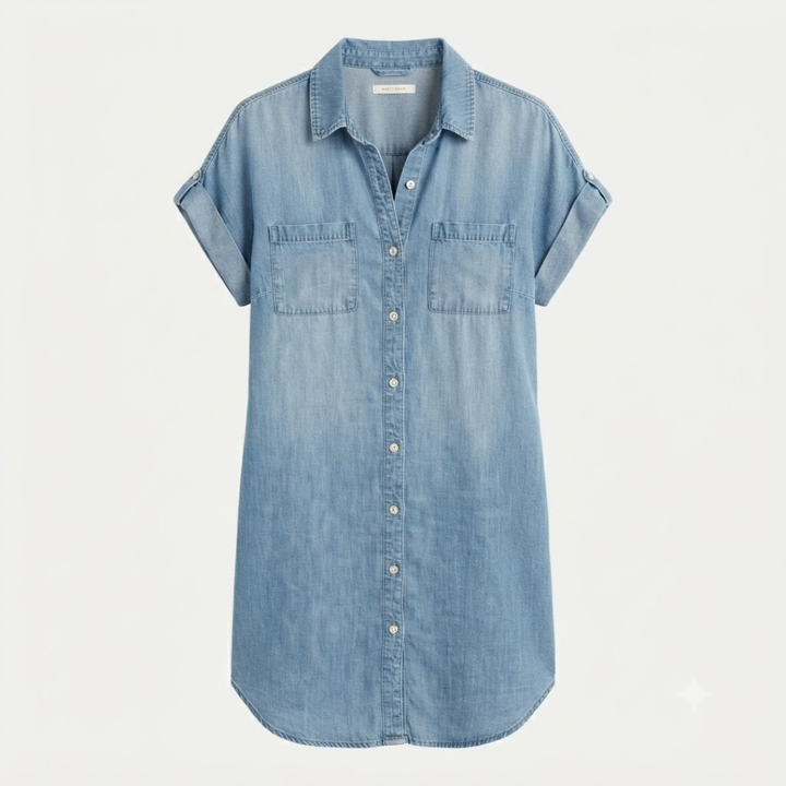 Natalie Casual Denim Dress