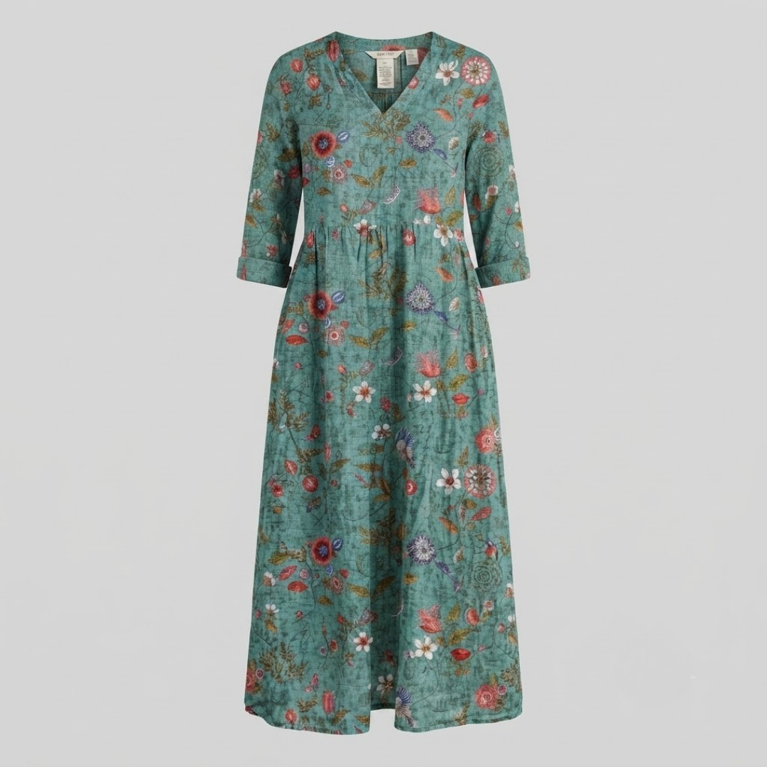 Emery Vintage Floral Maxi Dress