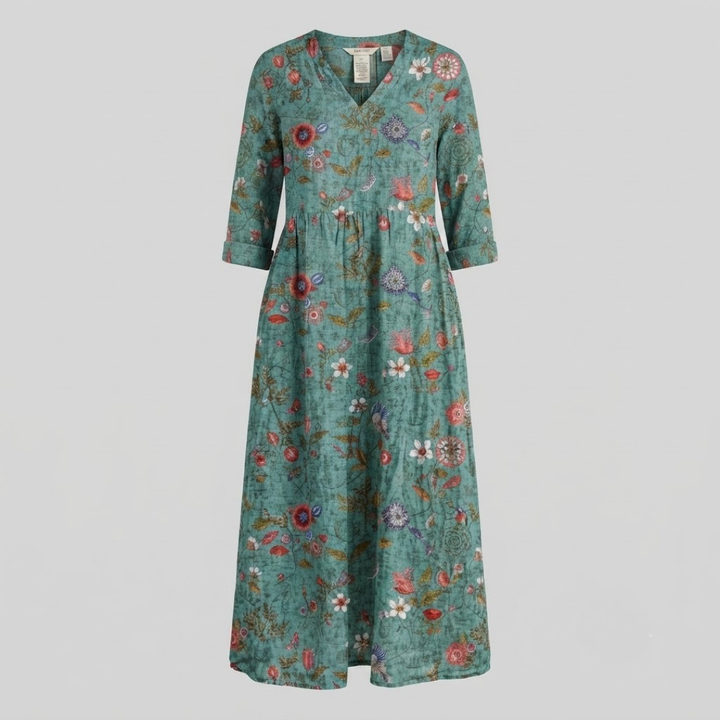 Emery Vintage Floral Maxi Dress