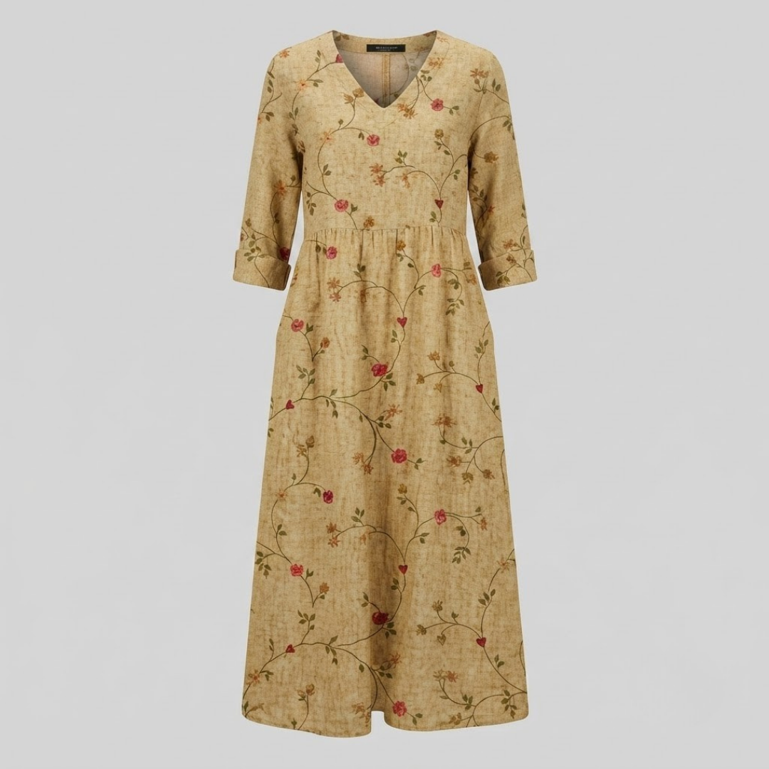 Emery Vintage Floral Maxi Dress