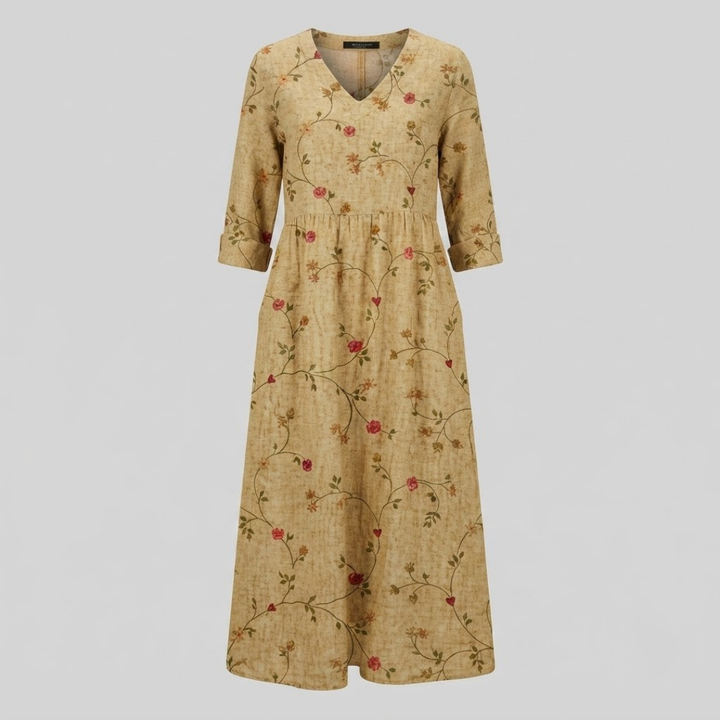 Emery Vintage Floral Maxi Dress