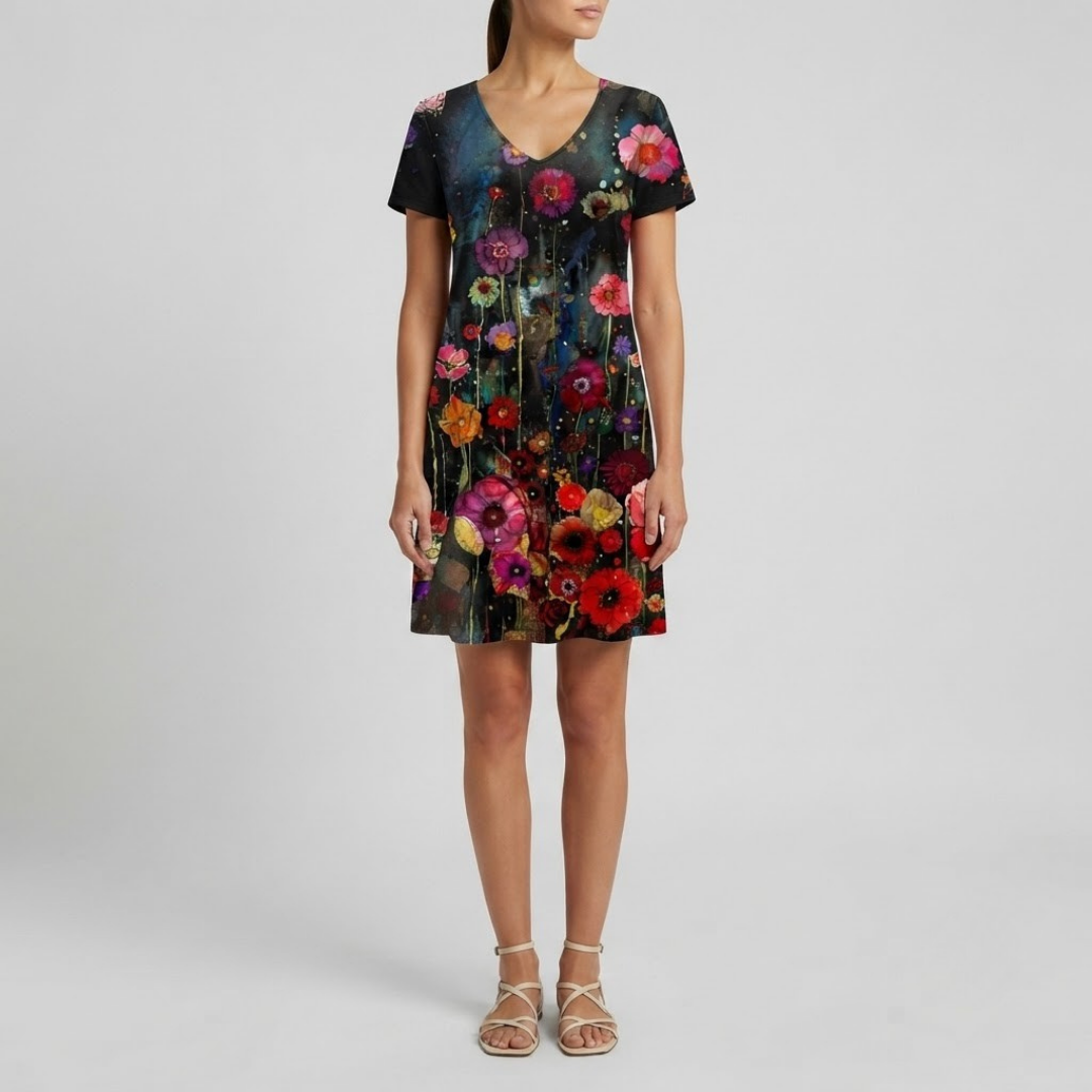 Reese Trendy Ethnic Printed Summer Dress
