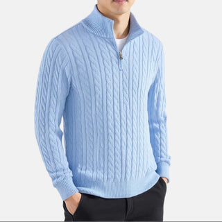 KESWICK Cable Knit Quarter Zip