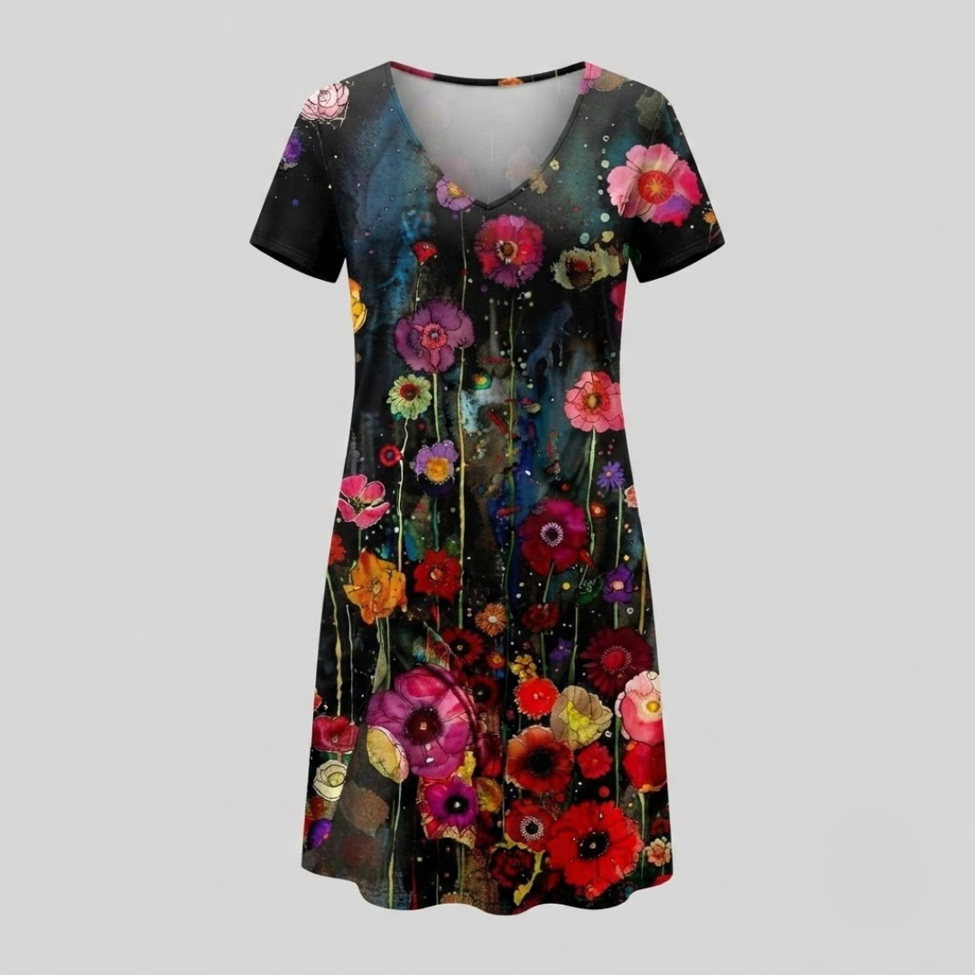 Reese Trendy Ethnic Printed Summer Dress