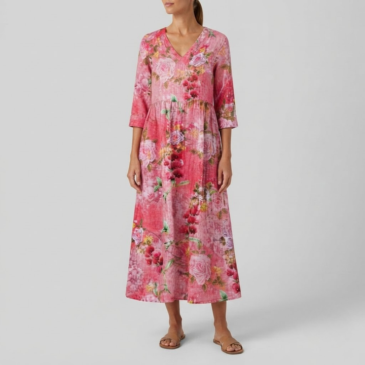 Emery Vintage Floral Maxi Dress