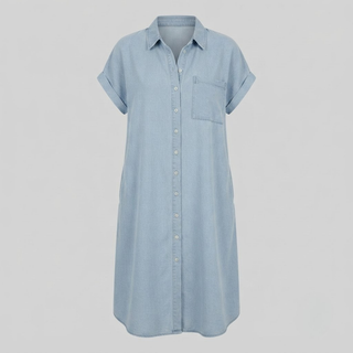 Helen Lightweight Denim Style Shirt Dress