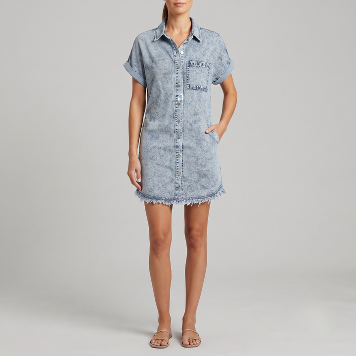Michelle Denim Shirt Dress