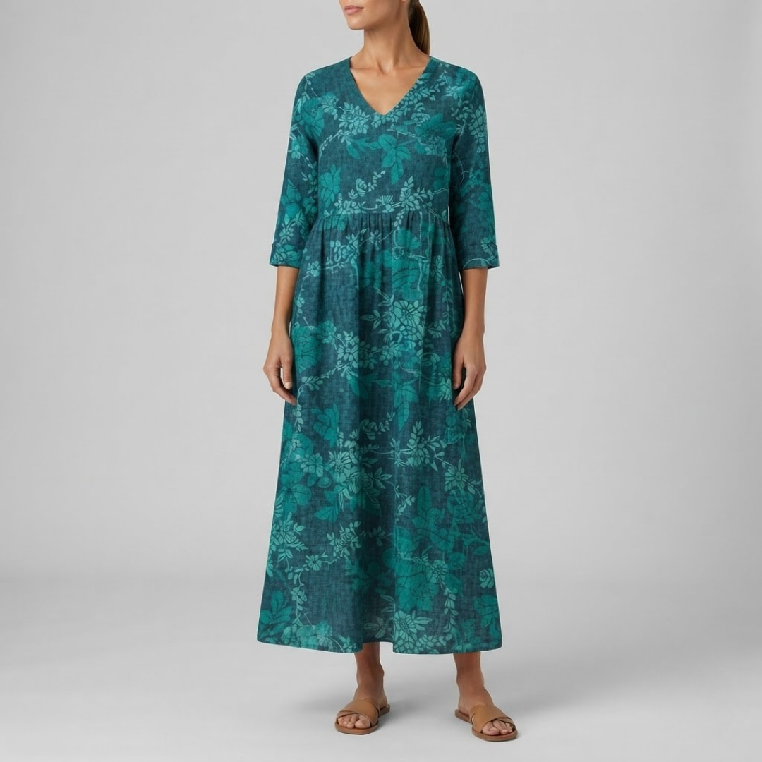 Emery Vintage Floral Maxi Dress