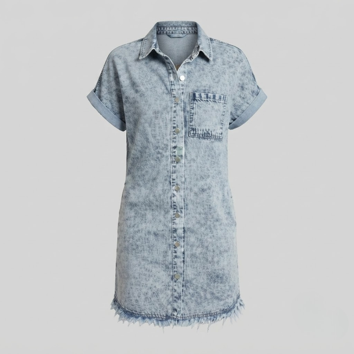 Michelle Denim Shirt Dress