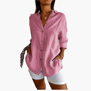 Sienna Elegant Pleated Shirt