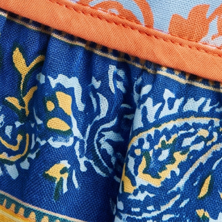 Loren Chic Boho Halter Tiered Maxi Dress