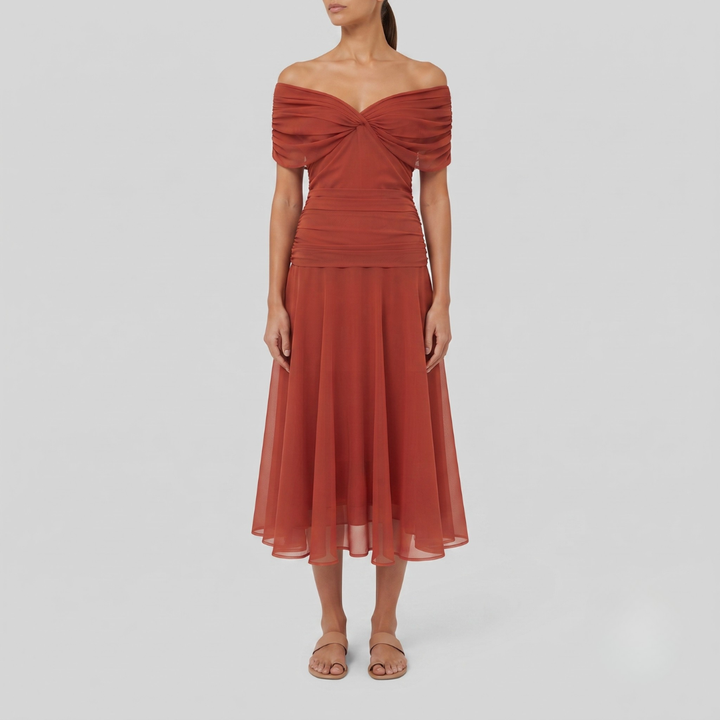 Orianna Elegant Mesh Dress