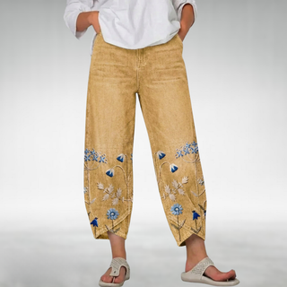 Everlee Floral Pattern Comfort Pants