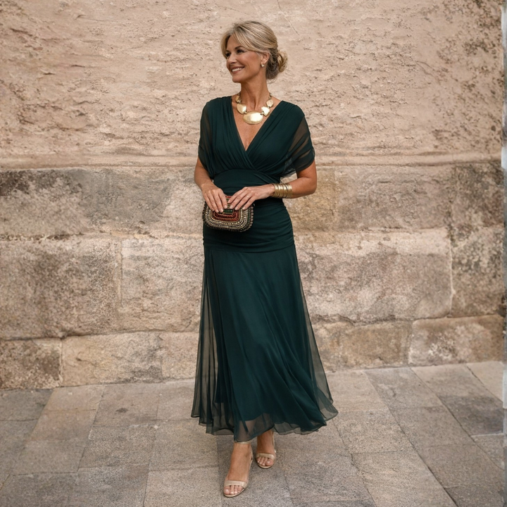 Lydia Off Shoulder Maxi Dress