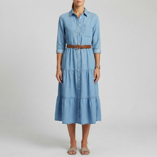 Katie Casual Elegant Denim Dress