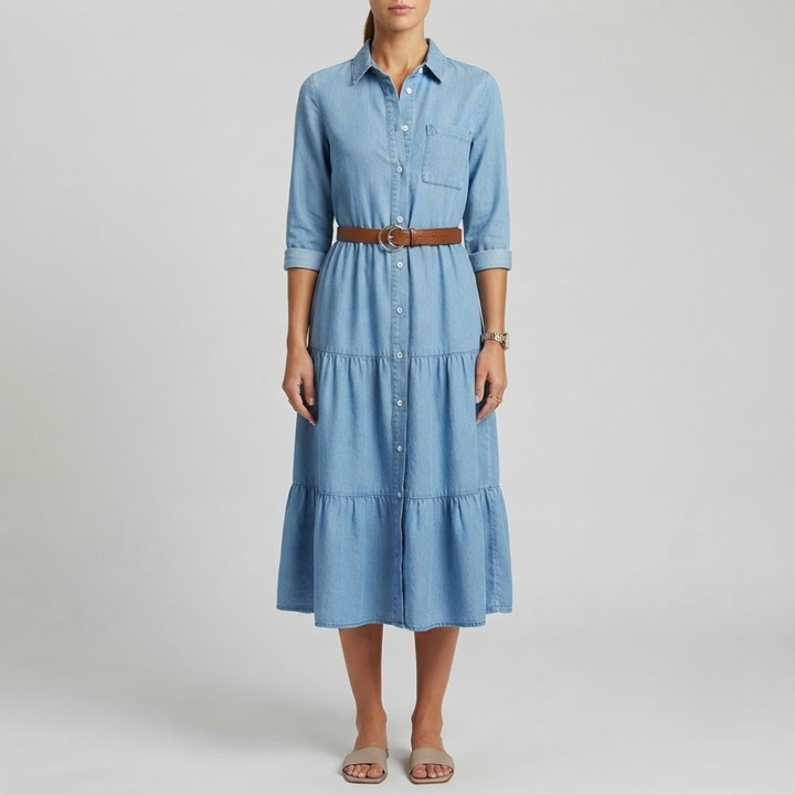 Katie Casual Elegant Denim Dress