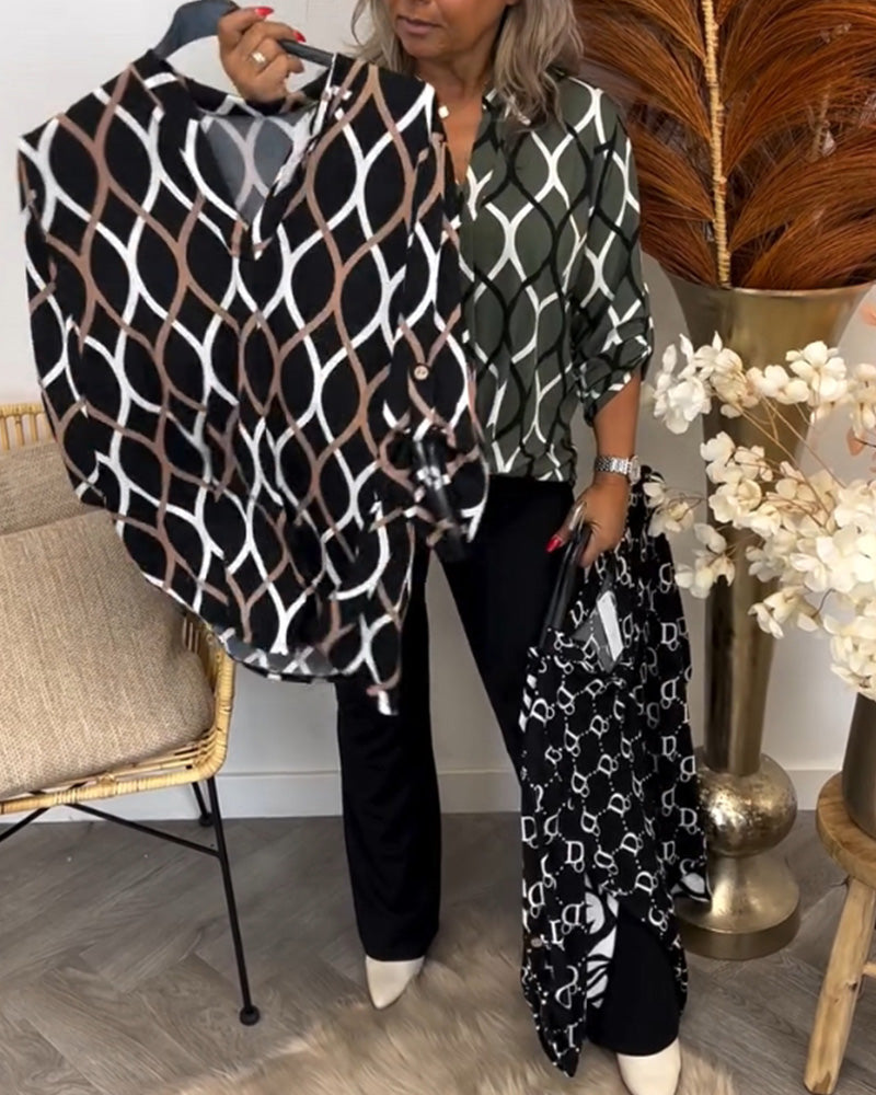 Alisha Graphic Print Blouse