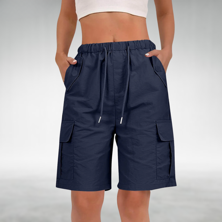 Leanna Comfort Stretch Cargo Shorts
