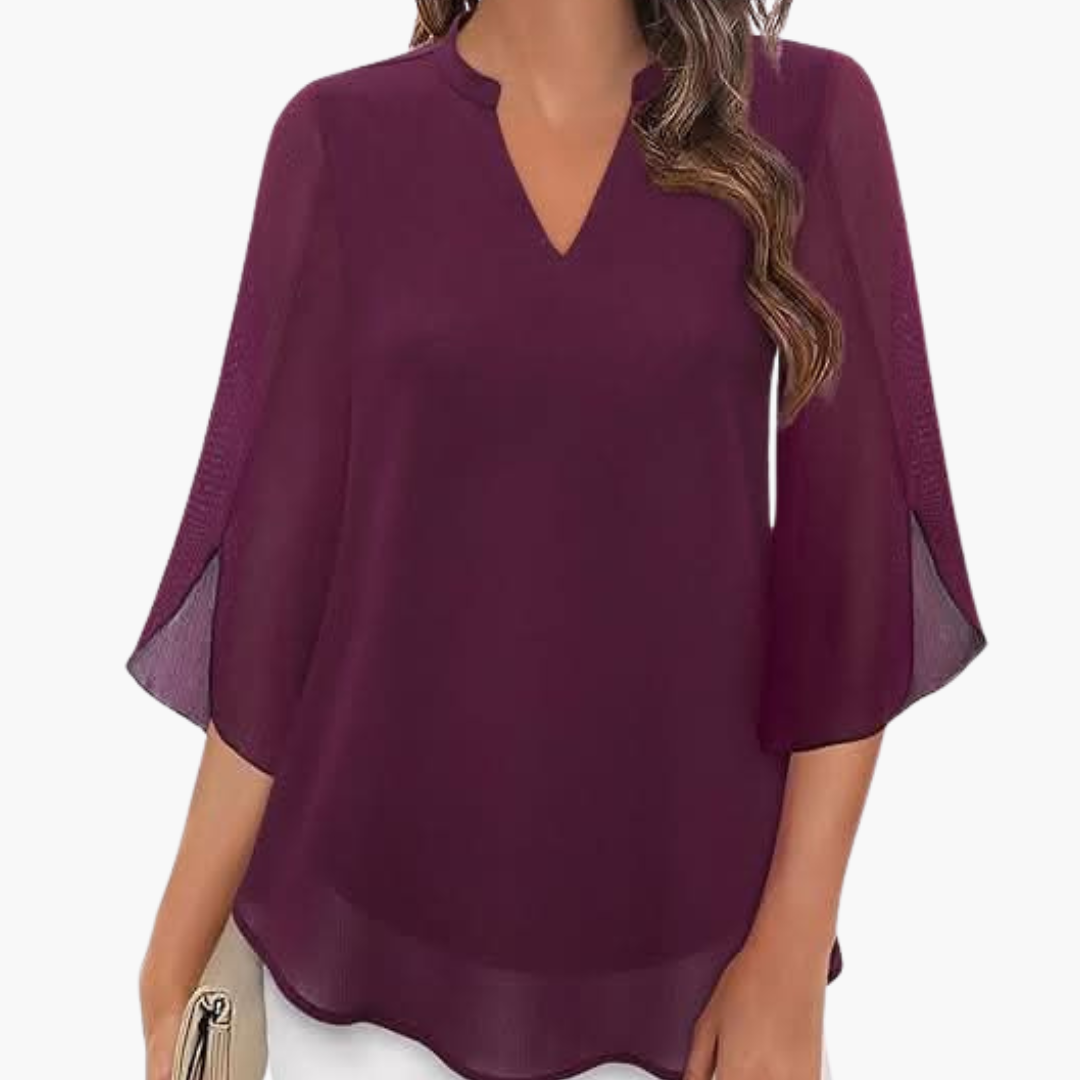 Georgia Stylish Layered Blouse