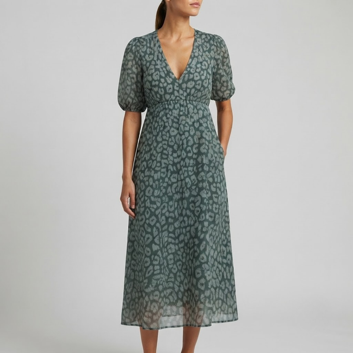 Zahra V-Neck Maxi Dress