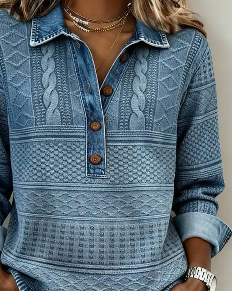Level Modern Half-Button Sweater