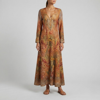 Valeria Bohemian Floral Maxi Dress