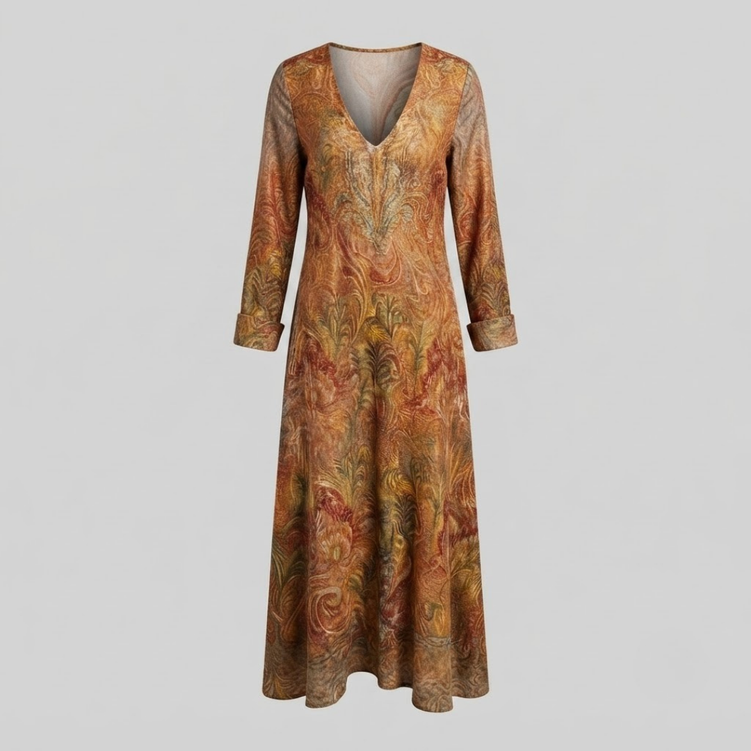 Valeria Bohemian Floral Maxi Dress