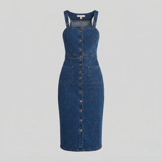 Rivka Button Up Denim Dress