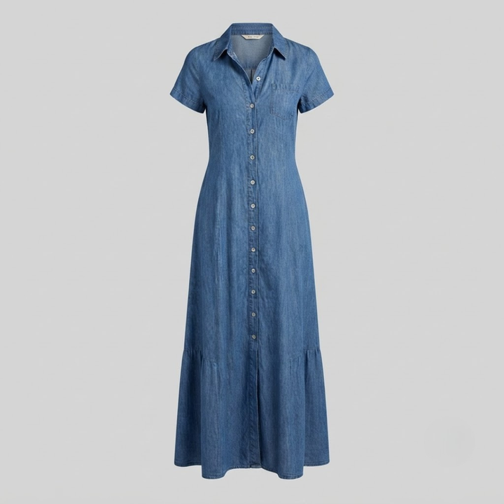 Destiny Long Denim Dress