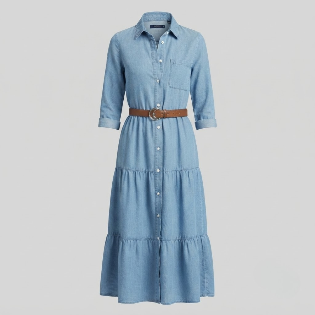 Katie Casual Elegant Denim Dress