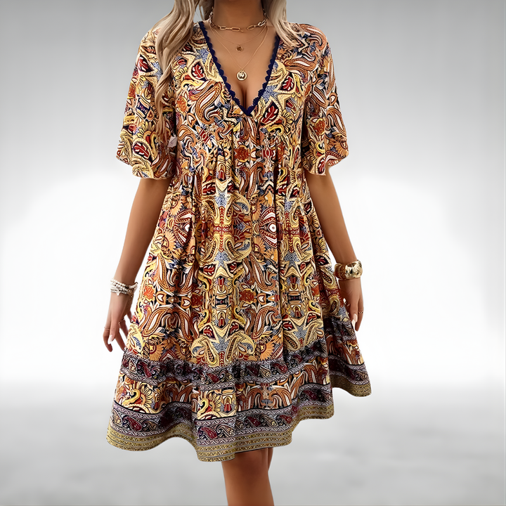Marie Boho Swing Dress