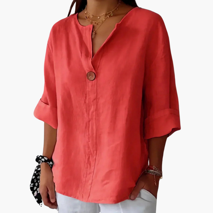 Lucy Casual V Neck Blouse