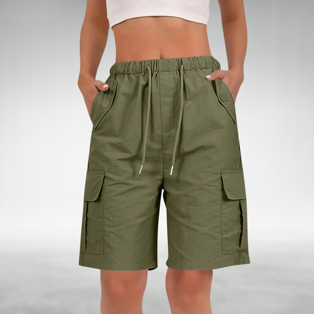 Leanna Comfort Stretch Cargo Shorts