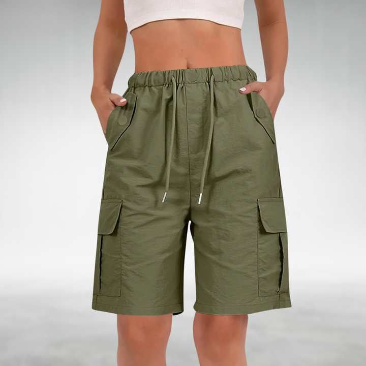 Leanna Comfort Stretch Cargo Shorts