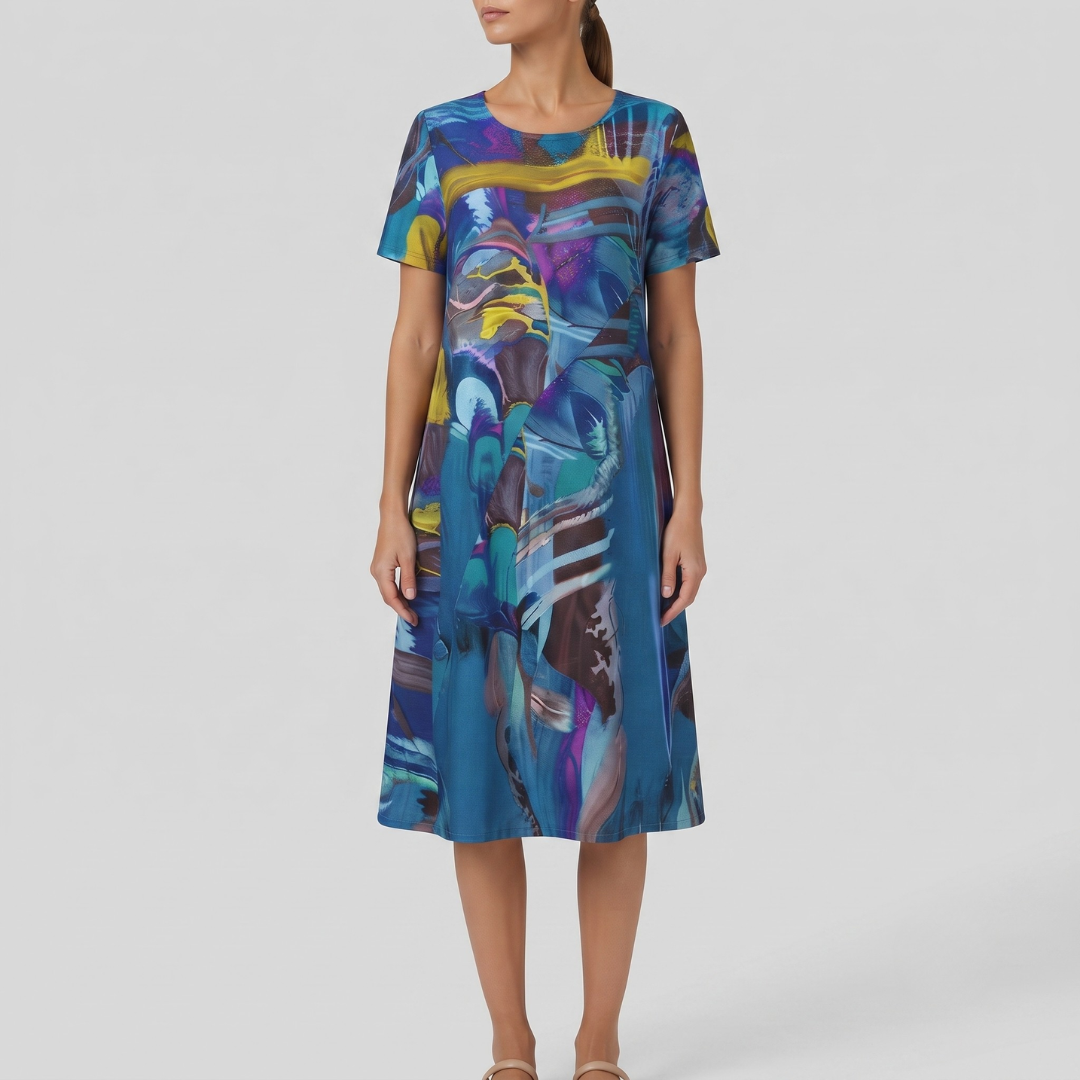 Heather Comfortable Floral Dress
