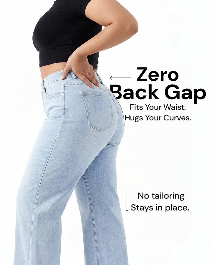 Remerie Mid Rise BBL Wide Leg Jeans