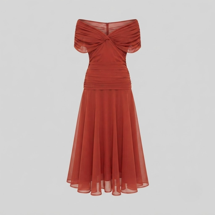 Orianna Elegant Mesh Dress