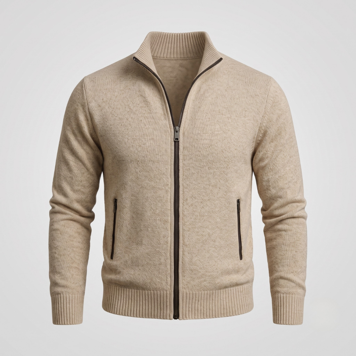 Ravino Zip-Up Cardigan