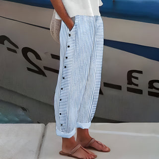 Barbara Comfortable Pants with Side Pockets