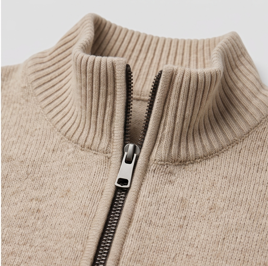 Ravino Zip-Up Cardigan